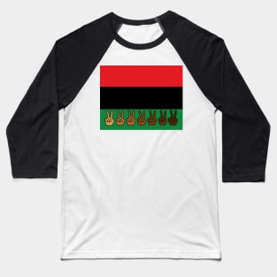 Pan African flag Juneteenth black freedom liberation Baseball T-Shirt